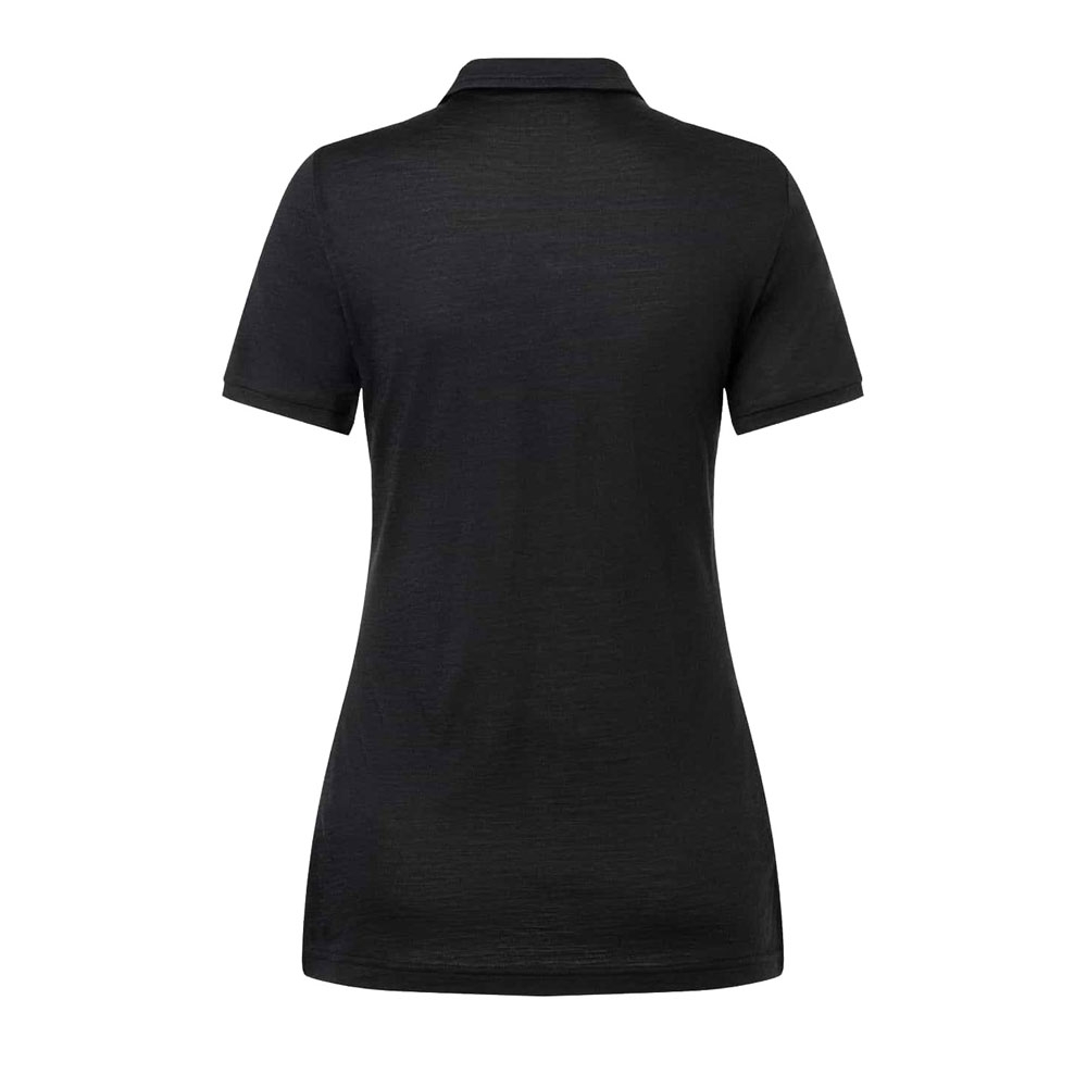 Super Natural Zip Polo Women's Jet Black SNW024770-872 shirts en tops online bestellen bij Kathmandu Outdoor & Travel