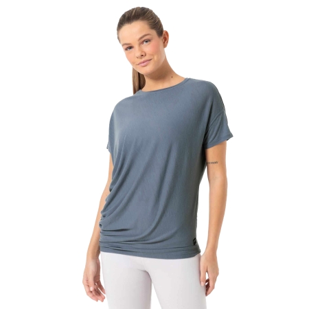 Super Natural  Yoga Loose Tee Women's Flint Stone 