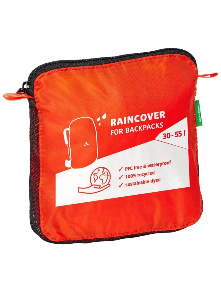 Vaude Raincover 30-55L Orange 46865227 dagrugzakken online bestellen bij Kathmandu Outdoor & Travel