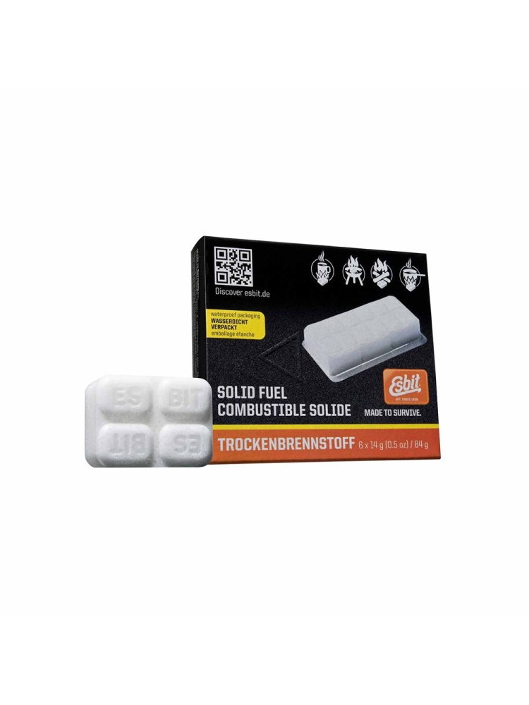 Esbit Solid Fuel Tabletten 6x14g Wit 1ESB-001 121 00 branders online bestellen bij Kathmandu Outdoor & Travel