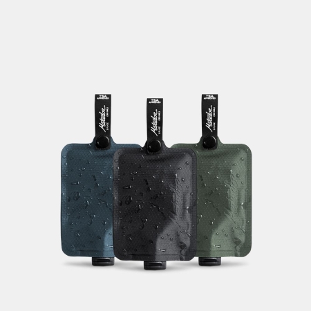 Matador  Matador FlatPak Toiletry Bottle 3-Pack Blue, Charcoal, Green