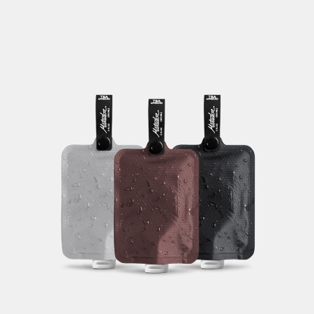 Matador  Matador FlatPak Toiletry Bottle 3-Pack Charcoal, White, Garnet