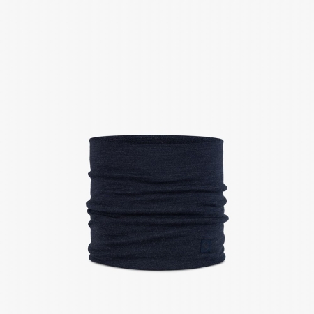 Buff  Merino Heavyweight Solid Indigo 