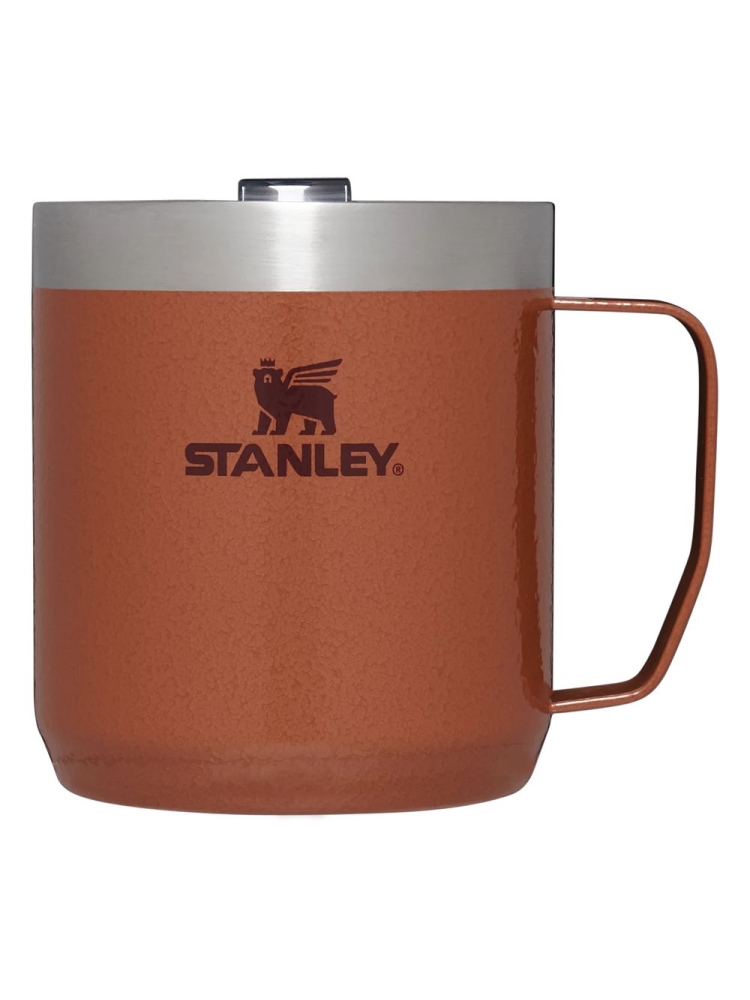 Stanley The Stay-Hot Camp Mug 0,35L Hammertone Clay 10-09366-290 drinkflessen en thermosflessen online bestellen bij Kathmandu Outdoor & Travel