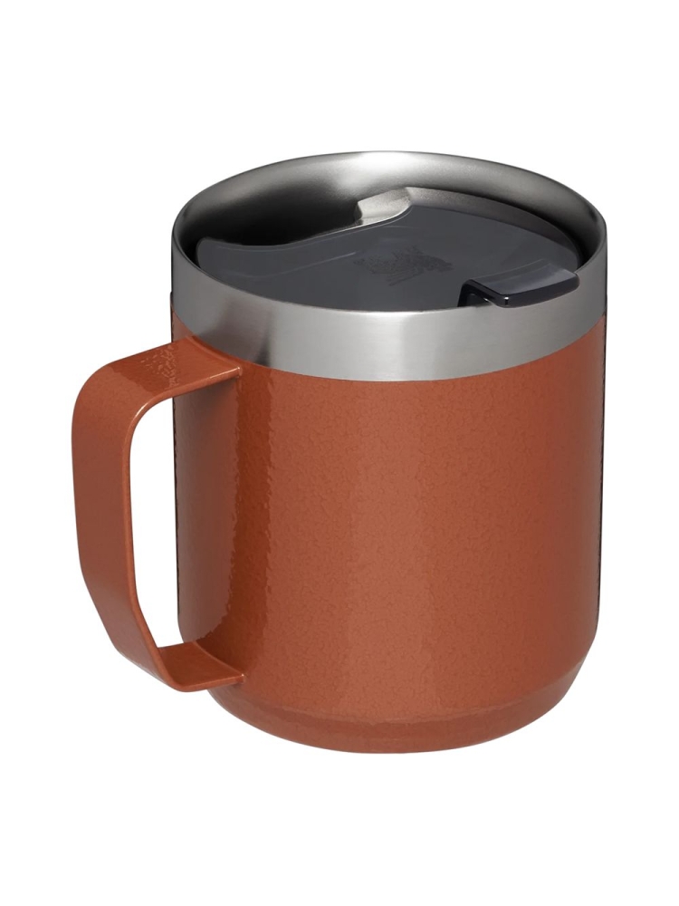 Stanley The Stay-Hot Camp Mug 0,35L Hammertone Clay 10-09366-290 drinkflessen en thermosflessen online bestellen bij Kathmandu Outdoor & Travel