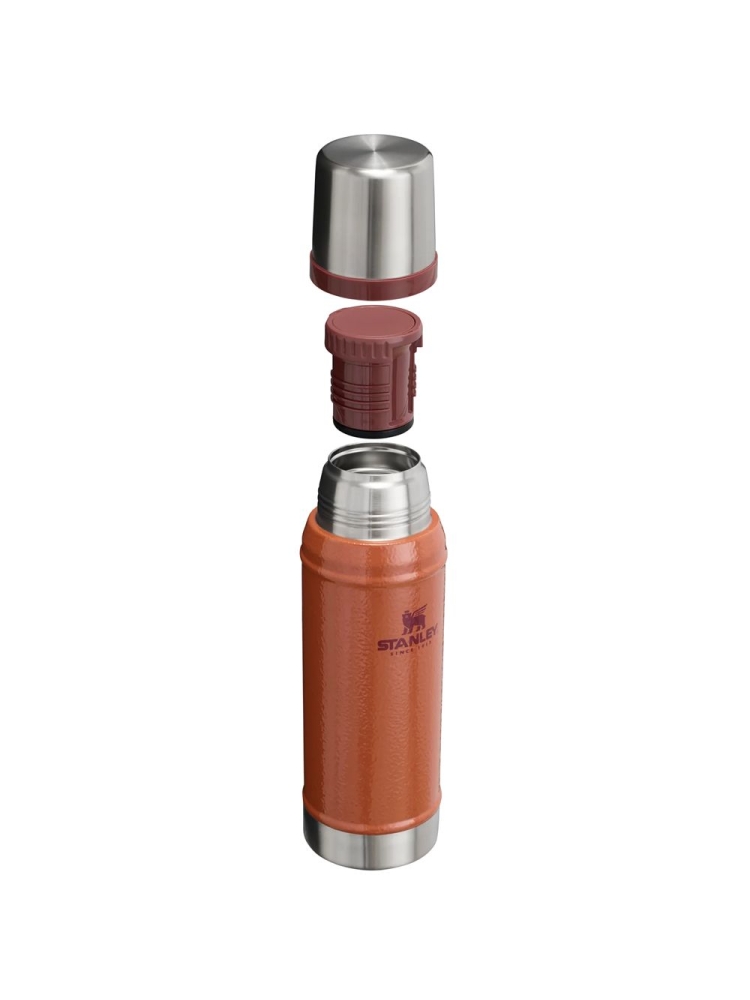 Stanley The Legendary Classic Bottle 0,75L Hammertone Clay 10-01612-065 drinkflessen en thermosflessen online bestellen bij Kathmandu Outdoor & Travel