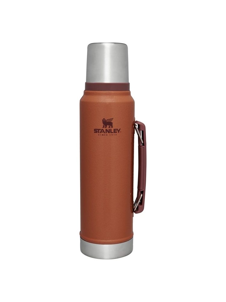 Stanley The Legendary Classic Bottle 1,0L Hammertone Clay 10-08266-061 drinkflessen en thermosflessen online bestellen bij Kathmandu Outdoor & Travel