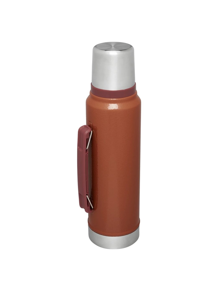 Stanley The Legendary Classic Bottle 1,0L Hammertone Clay 10-08266-061 drinkflessen en thermosflessen online bestellen bij Kathmandu Outdoor & Travel