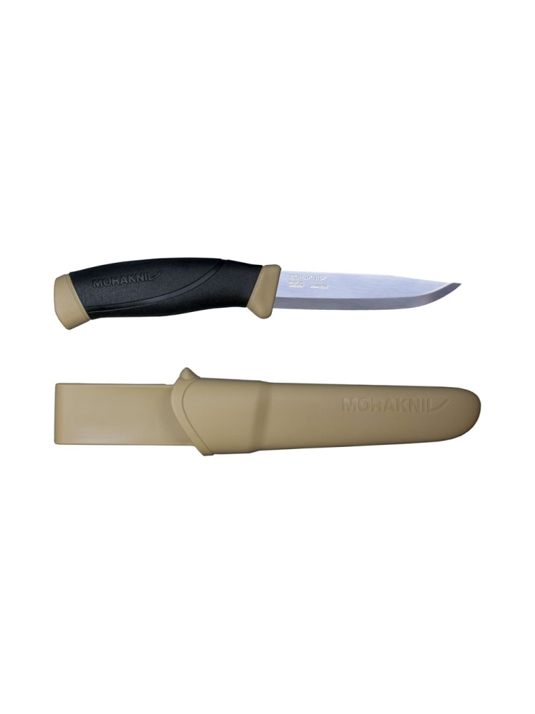 Morakniv Companion RVS Desert MO 14065-Desert messen & tools online bestellen bij Kathmandu Outdoor & Travel