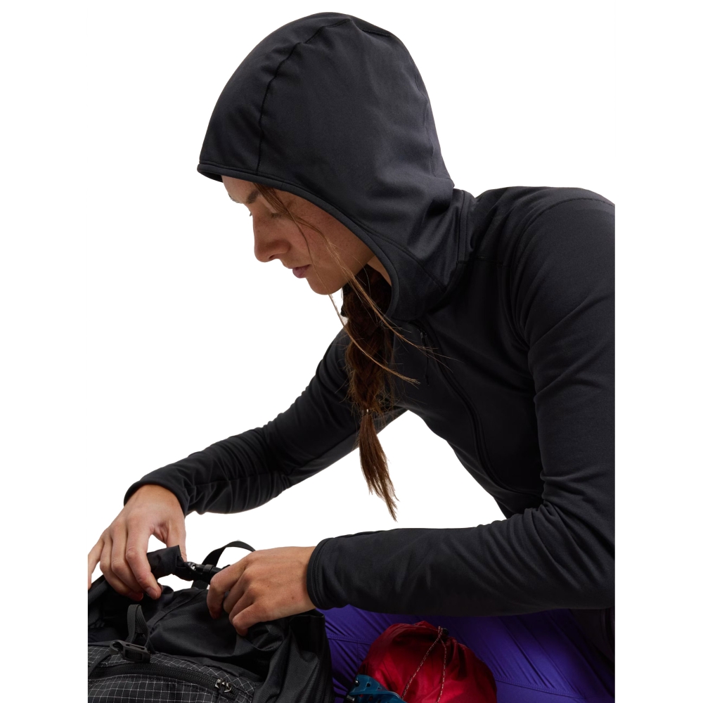 Arc'teryx Kyanite LT Hoody Women's Black 9645-Black fleeces en truien online bestellen bij Kathmandu Outdoor & Travel