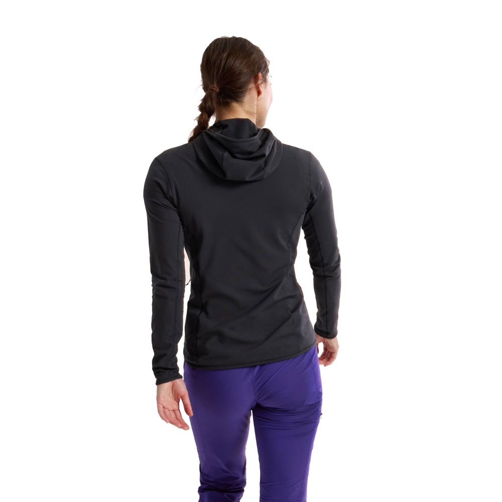 Arc'teryx Kyanite LT Hoody Women's Black 9645-Black fleeces en truien online bestellen bij Kathmandu Outdoor & Travel