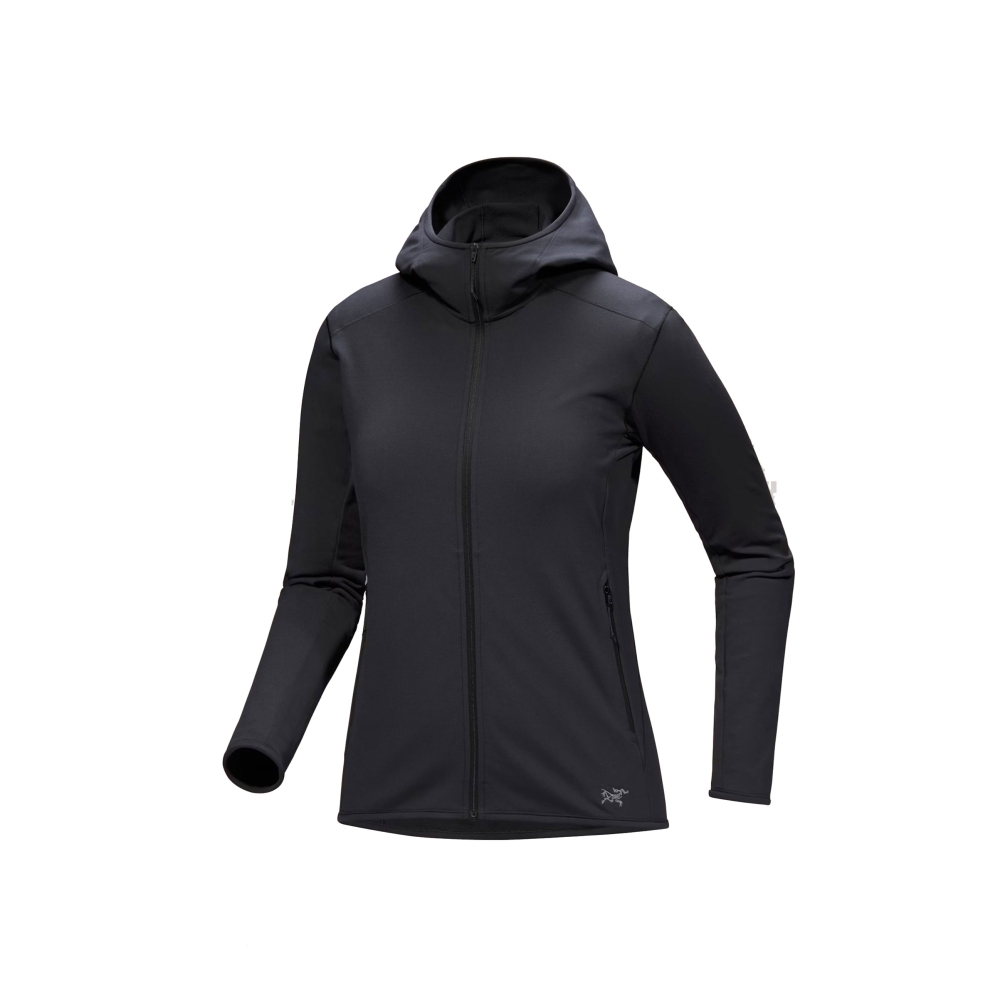 Arc'teryx Kyanite LT Hoody Women's Black 9645-Black fleeces en truien online bestellen bij Kathmandu Outdoor & Travel