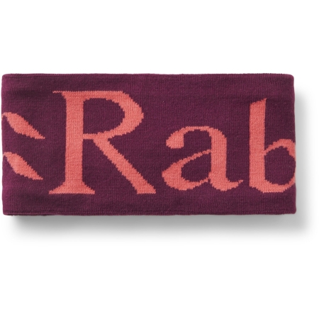 Rab Rab Knitted Logo Headband Mulberry/Hibiscus Rab Rab Knitted Logo Headband Mulberry/Hibiscus