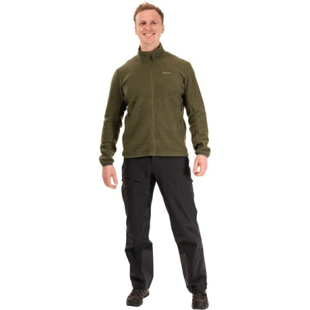 Bergans Rabot Merino Fleece Midlayer Jacket Dark Olive Green Bergans Rabot Merino Fleece Midlayer Jacket Dark Olive Green