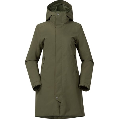 Bergans Urban Insulated Shell Coat Women Dark Green Mud Bergans Urban Insulated Shell Coat Women Dark Green Mud