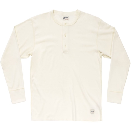 Devold Archive Henley Long Sleeve White Devold Archive Henley Long Sleeve White