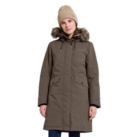 Didriksons Erika Parka 3 Women's Mocha Brown Didriksons Erika Parka 3 Women's Mocha Brown