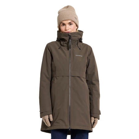 Didriksons Helle Parka 6 Women's Mocha Brown Didriksons Helle Parka 6 Women's Mocha Brown