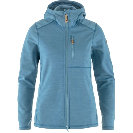 Fjällräven Keb Fleece Hoodie Women's Dawn Blue Fjällräven Keb Fleece Hoodie Women's Dawn Blue