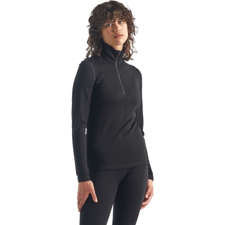 Icebreaker 260 Tech LS Half Zip Women's Black Icebreaker 260 Tech LS Half Zip Women's Black