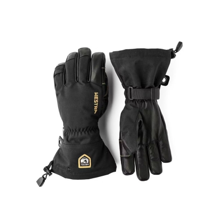 Hestra Army Leather Gore-Tex - 5 finger Black/Black Hestra Army Leather Gore-Tex - 5 finger Black/Black