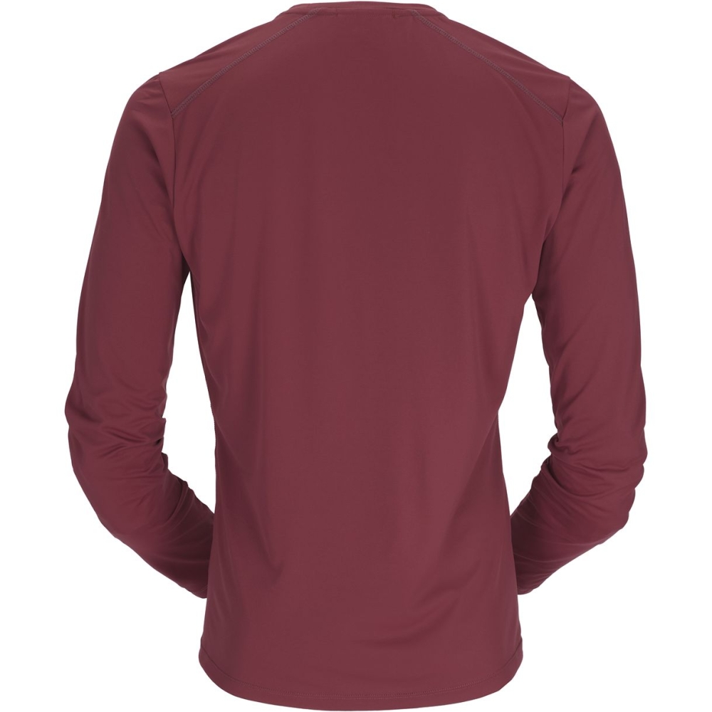 Rab Rab Force LS Tee QBL-07-OXB shirts en tops Rab Force LS Tee Oxblood Red QBL-07-OXB shirts en tops online bestellen bij Kathmandu Outdoor & Travel