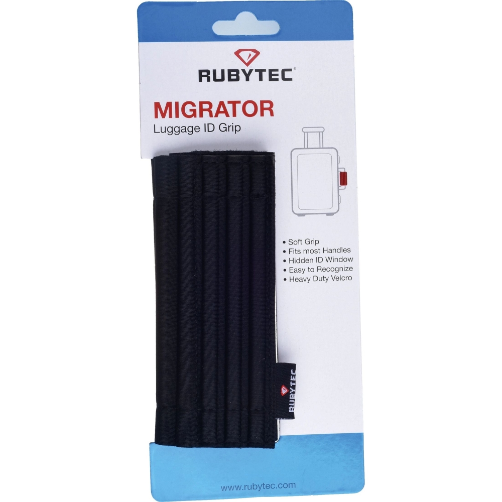 Rubytec Rubytec Migrator Luggage ID Grip RU53010 trekkingrugzakken Rubytec Migrator Luggage ID Grip Black RU53010 trekkingrugzakken online bestellen bij Kathmandu Outdoor & Travel