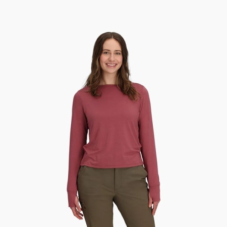 Royal Robbins Madera Long Sleeve Women's Wild Rhubarb Royal Robbins Madera Long Sleeve Women's Wild Rhubarb