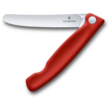 Victorinox Inklapbaar kartel schilmes, 11cm Rood Victorinox Inklapbaar kartel schilmes, 11cm Rood