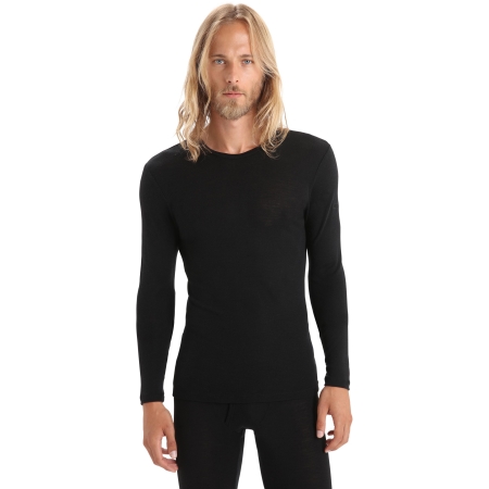 Icebreaker 175 Everyday Long Sleeve Crewe Black Icebreaker 175 Everyday Long Sleeve Crewe Black