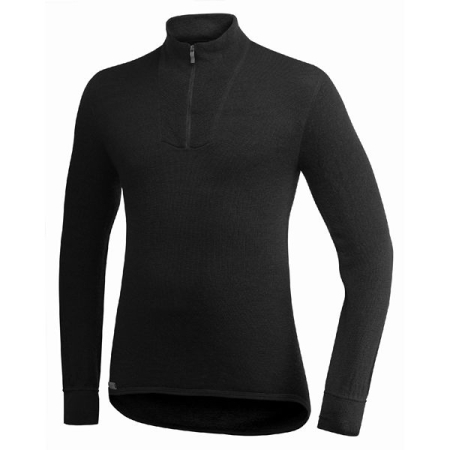 woolpower Zip Turtleneck 200 Black woolpower Zip Turtleneck 200 Black