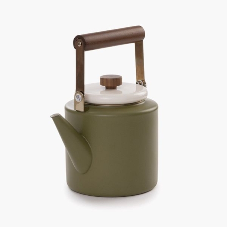 Barebones Theepot Enamel Olive 2-Tone Barebones Theepot Enamel Olive 2-Tone